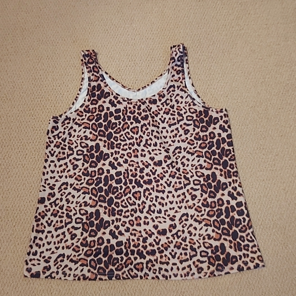 Leopard Print Tank Top